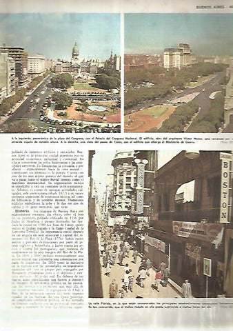 LAMINA MONITOR 0439: VISTAS DE BUENOS AIRES