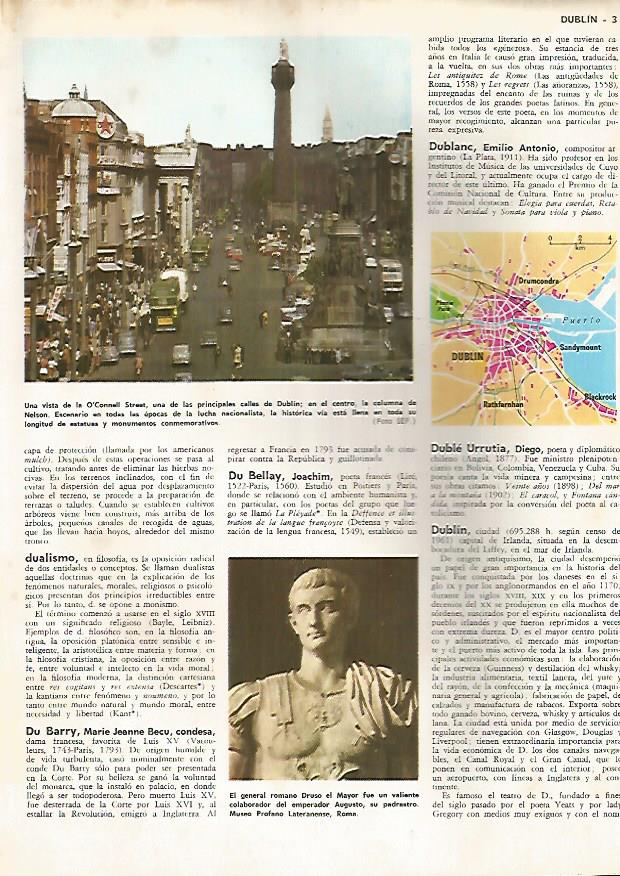 LAMINA MONITOR 0454: DUBLIN. Vista de O Conell Street