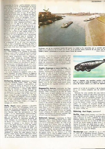 LAMINA MONITOR 0455: CANAL DEL PUERTO DE DUISBURGO ALEMANIA