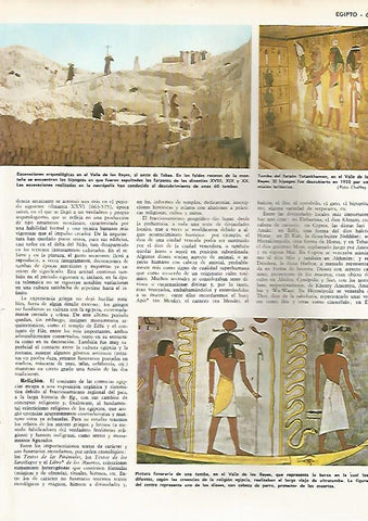 LAMINA MONITOR 0463: EXCAVACION EN EL VALLE DE LOS REYES EGIPTO