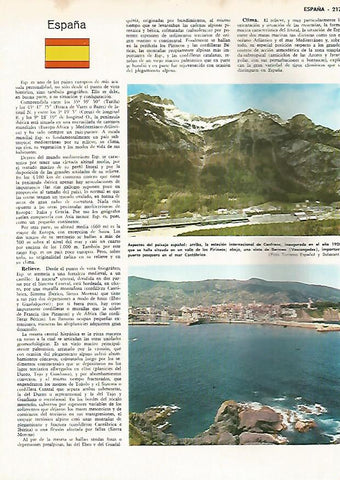LAMINA MONITOR 0471: ESTACION DE CANFRANC. VISTA DE BERMEO