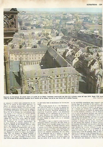 LAMINA MONITOR 0479: VISTA AEREA DE ESTRASBURGO
