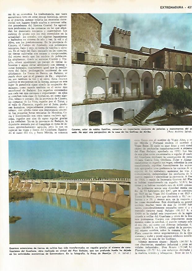 LAMINA MONITOR 0488: CASA DE LOS GOLFINES EN CACERES. 