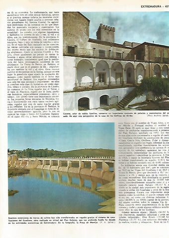 LAMINA MONITOR 0488: CASA DE LOS GOLFINES EN CACERES. 