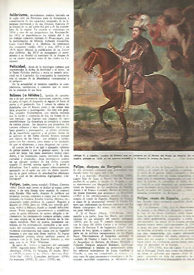 LAMINA MONITOR 0493: FELIPE II A CABALLO POR RUBENS