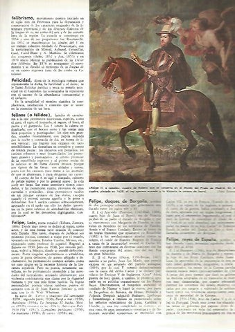 LAMINA MONITOR 0493: FELIPE II A CABALLO POR RUBENS