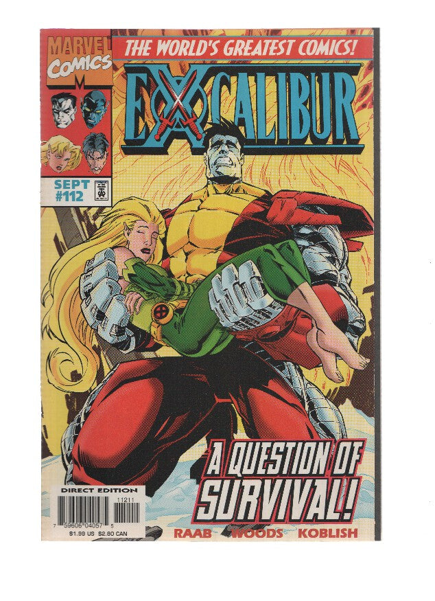 EXCALIBUR, Volume 1, Numero 112: Survival (Marvel)