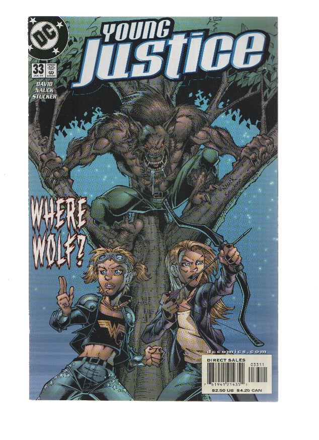 YOUNG JUSTICE, Volume 1, Numero 33: Wash and Werewolf (DC Comics)