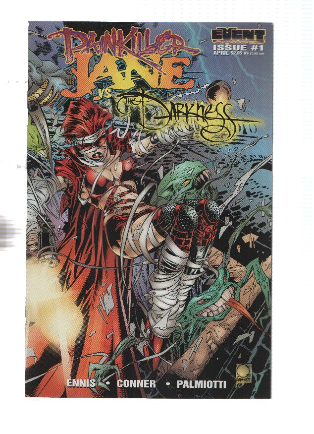 PAINKILLER JANE AND THE DARKNESS, Volume 1, Numero 01A: Stripper (Event Comics)