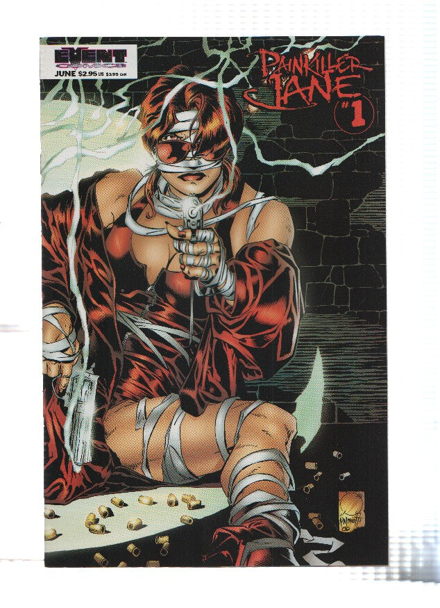 PAINKILLER JANE, Volume 1, Numero 01: The Big Wet Kiss Off (Event Comics)