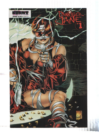 PAINKILLER JANE, Volume 1, Numero 01: The Big Wet Kiss Off (Event Comics)
