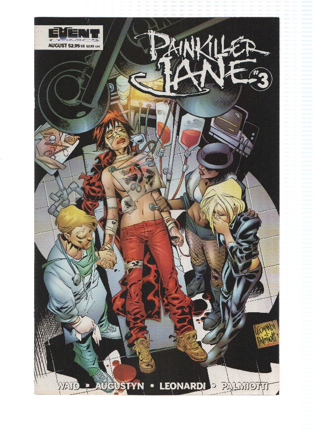 PAINKILLER JANE, Volume 1, Numero 03A: A Kiss Before Killing (Event Comics)