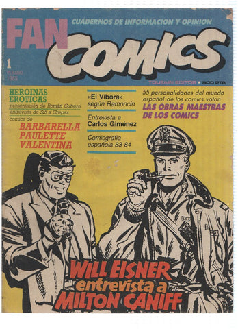Revista: FAN COMICS, Cuadernos de informacion y opinion, Numero 01 (Toutain 1985)