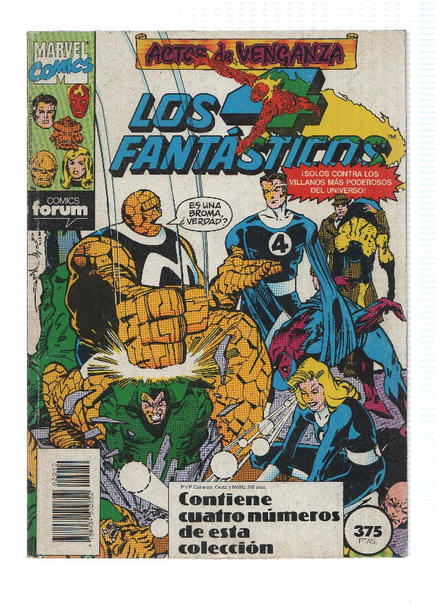RETAPADO LOS 4 FANTASTICOS Vol.1: Numeros (91,97,98 y 99) de la coleccion