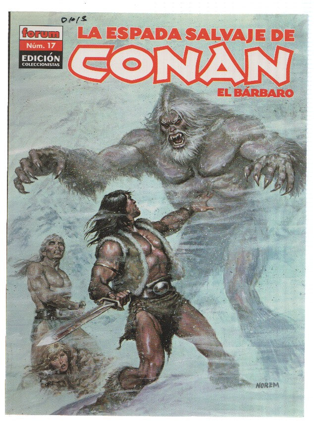 LA ESPADA SALVAJE DE CONAN EL BARBARO, 3a Edicion, Numero 19: La Estrella de Khorala