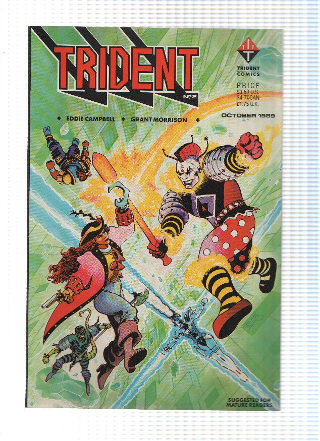 TRIDENT, Volume 01, Numero 02: Shadows (Trident Comics 1989)