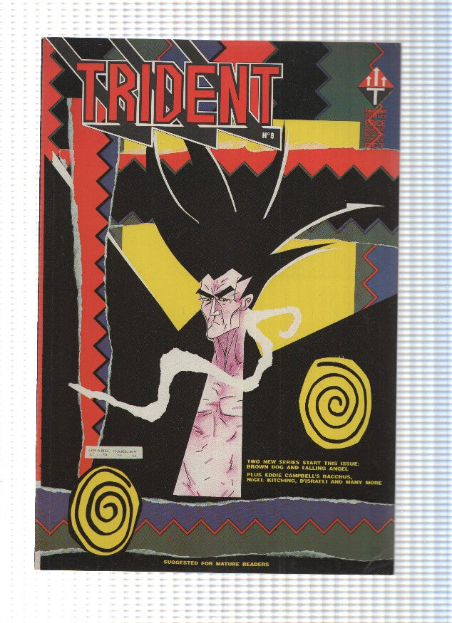 TRIDENT, Volume 01, Numero 08: Falling Angel (Trident Comics 1989)