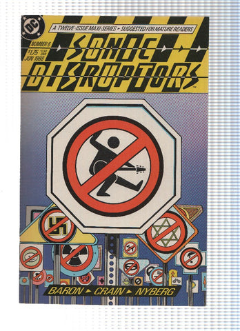 SONIC DISRUPTORS, Volume 01, Numero 06: WAR! (DC Comics)
