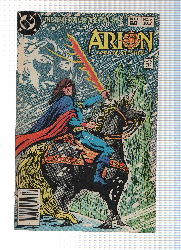 ARION, LORD OF ATLANTIS, Volume 1, Numero 09: The Emerald Ice Palace (DC COMICS)