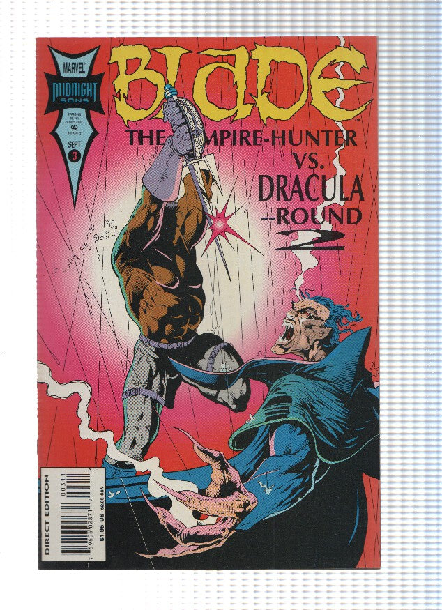 BLADE: VAMPIRE-HUNTER, Volume 1, Numero 03: Black Reign (MARVEL COMICS)