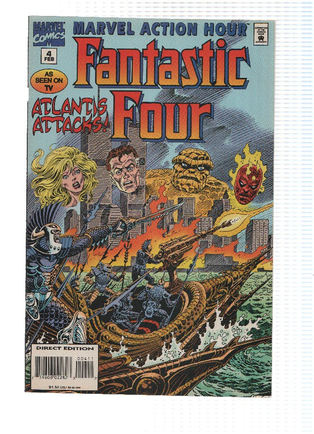 Marvel Action Hour featuring:  THE FANTASTIC FOUR, Volume 1, Numero 04: Struggle (Marvel)