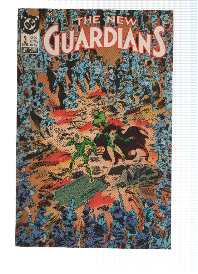 THE NEW GUARDIANS, Volume 1 Numero 03: After-Burn (DC Comics)