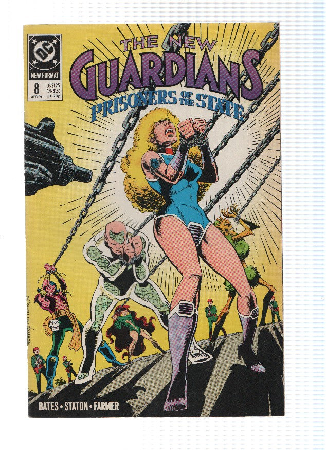 THE NEW GUARDIANS, Volume 1 Numero 08: A Whiter Shade of Peril (DC Comics)