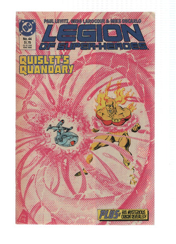 LEGION OF SUPER-HEROES, Volume 3, Numero 44: Quislet,s Story (DC Comics)
