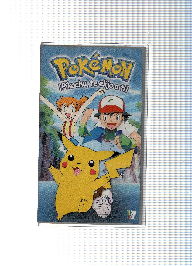 VHS-Animacion: POKEMON: Pikachu, te elijo a ti!