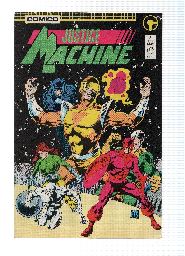 JUSTICE MACHINE, Volume 01, Numero 03: Welcome to the Revolution (Comico)
