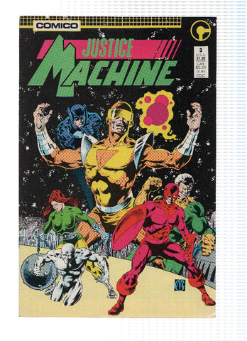 JUSTICE MACHINE, Volume 01, Numero 03: Welcome to the Revolution (Comico)