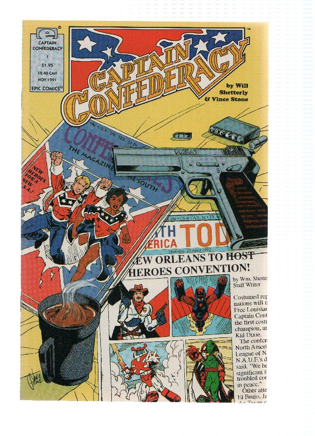 CAPTAIN CONFEDERACY, Volume 01, Numero 01: Crossroad (Epic Comics)