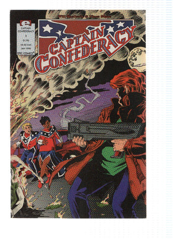 CAPTAIN CONFEDERACY, Volume 01, Numero 03: Hellhound on My Trail (Epic Comics)