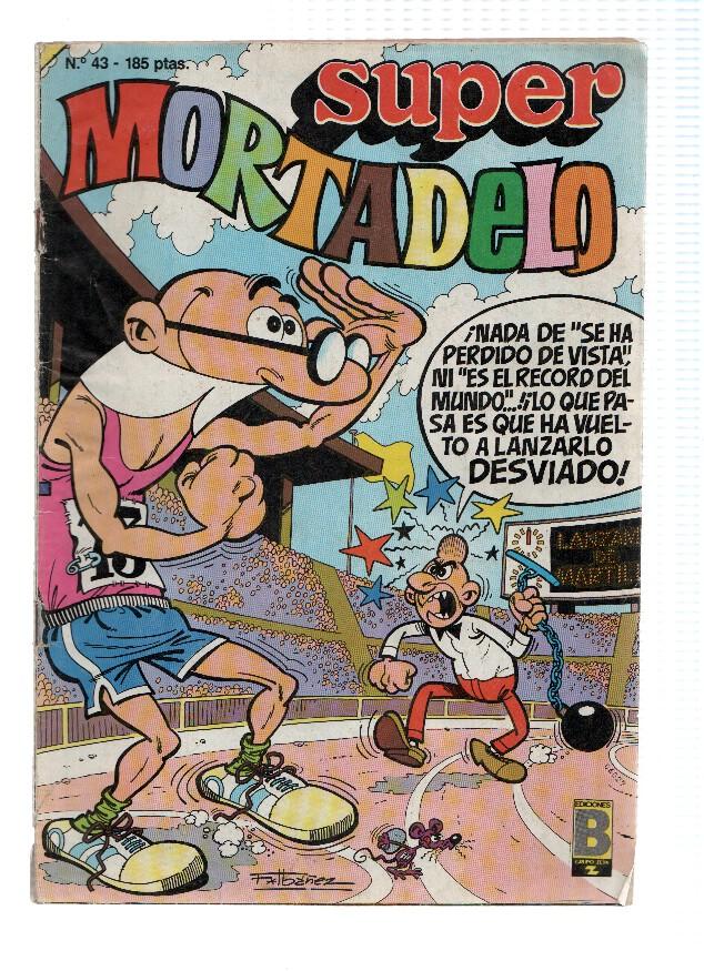 Ediciones B: Super Mortadelo numero 043 (pagina central hoja concurso donde esta willy, señalados por dueño original)