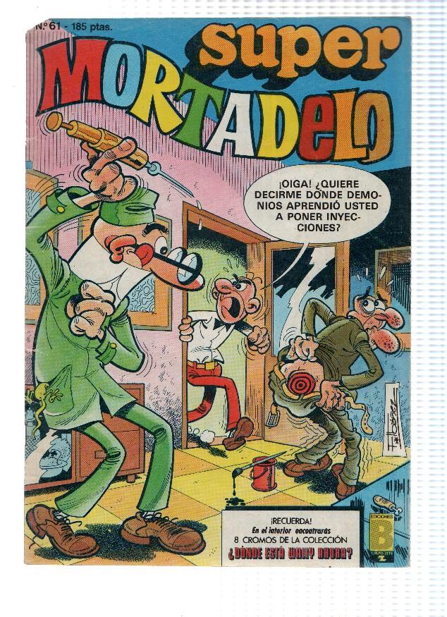 Ediciones B: Super Mortadelo numero 061 (numerado 1 en trasera)