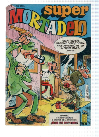 Ediciones B: Super Mortadelo numero 061 (numerado 1 en trasera)