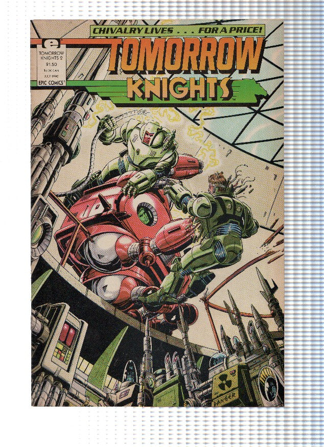 TOMORROW KNIGHTS, Volume 1, Numero 02: Ring of Fire  (Epic Comics)