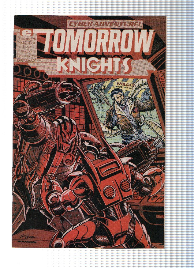 TOMORROW KNIGHTS, Volume 1, Numero 03: Electronic Eden  (Epic Comics)