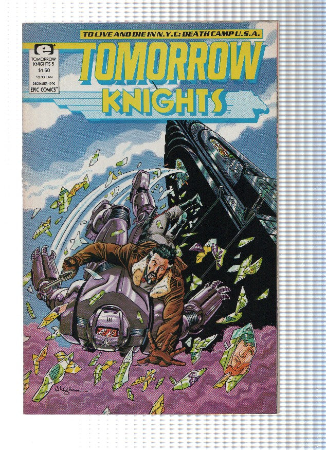 TOMORROW KNIGHTS, Volume 1, Numero 05: Lust for Life  (Epic Comics)