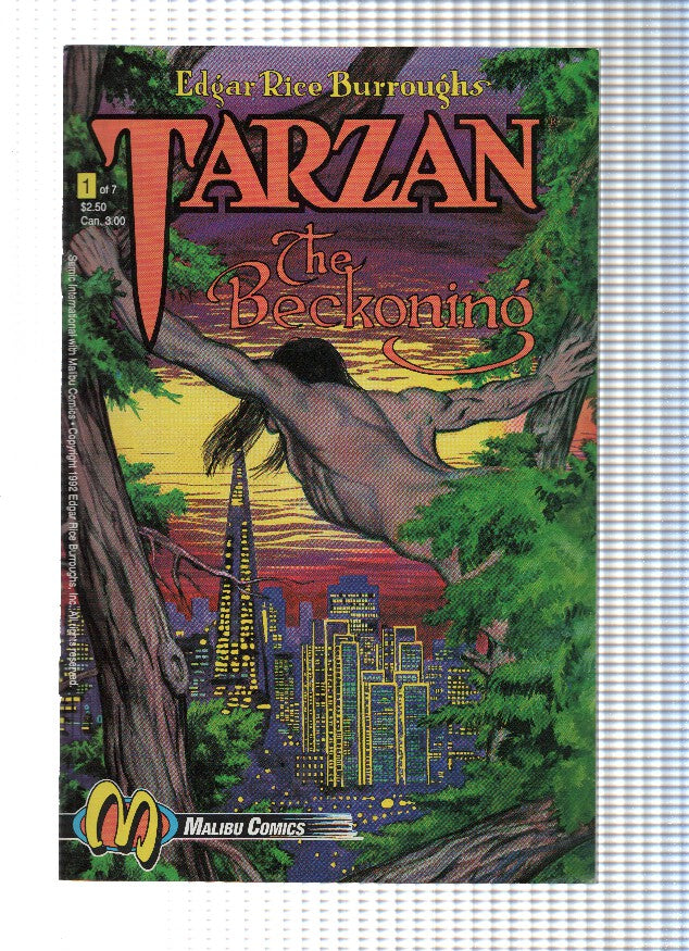 TARZAN: THE BECKONING, Volume 1, Numero 01: Love and Rage (Malibu Comics)