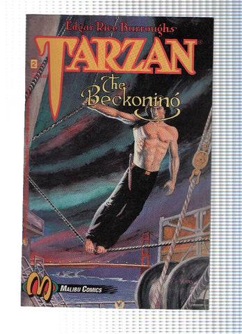 TARZAN: THE BECKONING, Volume 1, Numero 02: The Terrorist (Malibu Comics)