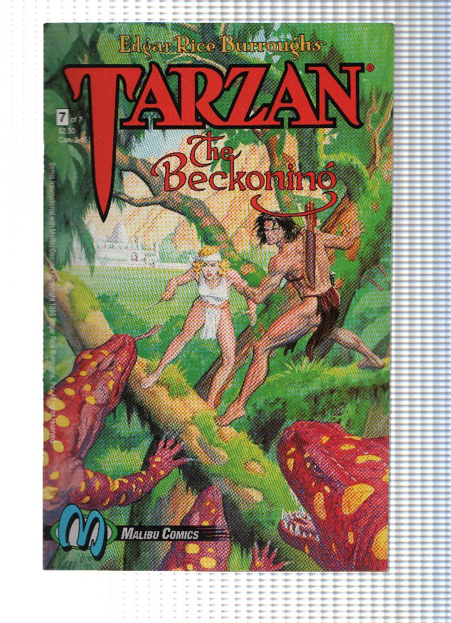 TARZAN: THE BECKONING, Volume 1, Numero 07: The Ancestors (Malibu Comics)