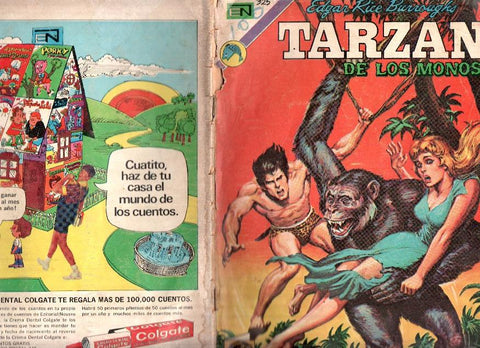 Tarzan de los monos numero 325: El origen del hombre mono (numerado 2 en trasera)