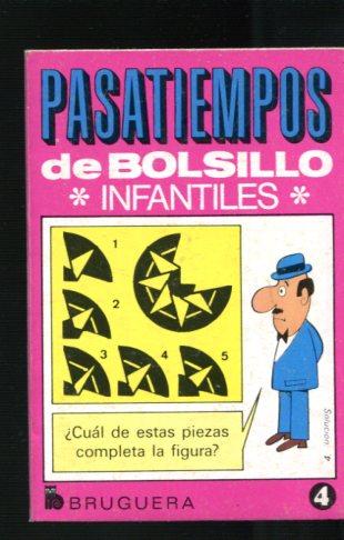 Pasatiempos bolsillo infantiles numero 4