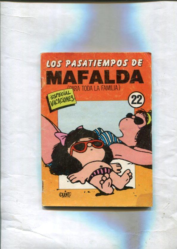 Pasatiempos Mafalda numero 22 (algunos ya han sido rellenados)
