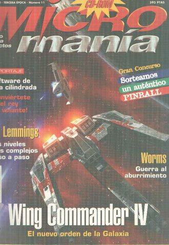 Micromania, 3ª epoca numero 11, sin el CD ROM