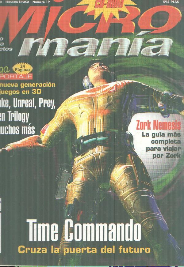 Micromania, 3ª epoca numero 19, sin el CD ROM