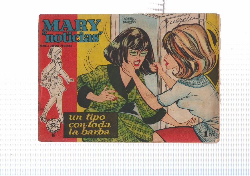 Mary Noticias numero 016: Un tipo con toda la barba, foto trasera de Jayne Mansfield
