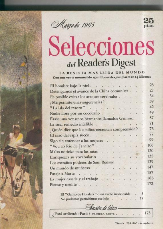 Selecciones del Readers Digest numero 292: La isla del tesoro, Pasaje a Marte, 