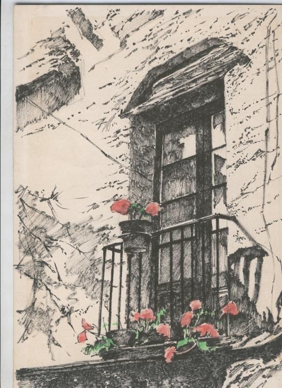 Lamina numerada 029: carboncillo de Balcon (ignoramos su autor y año)